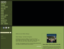 Tablet Screenshot of mellow-melange.de